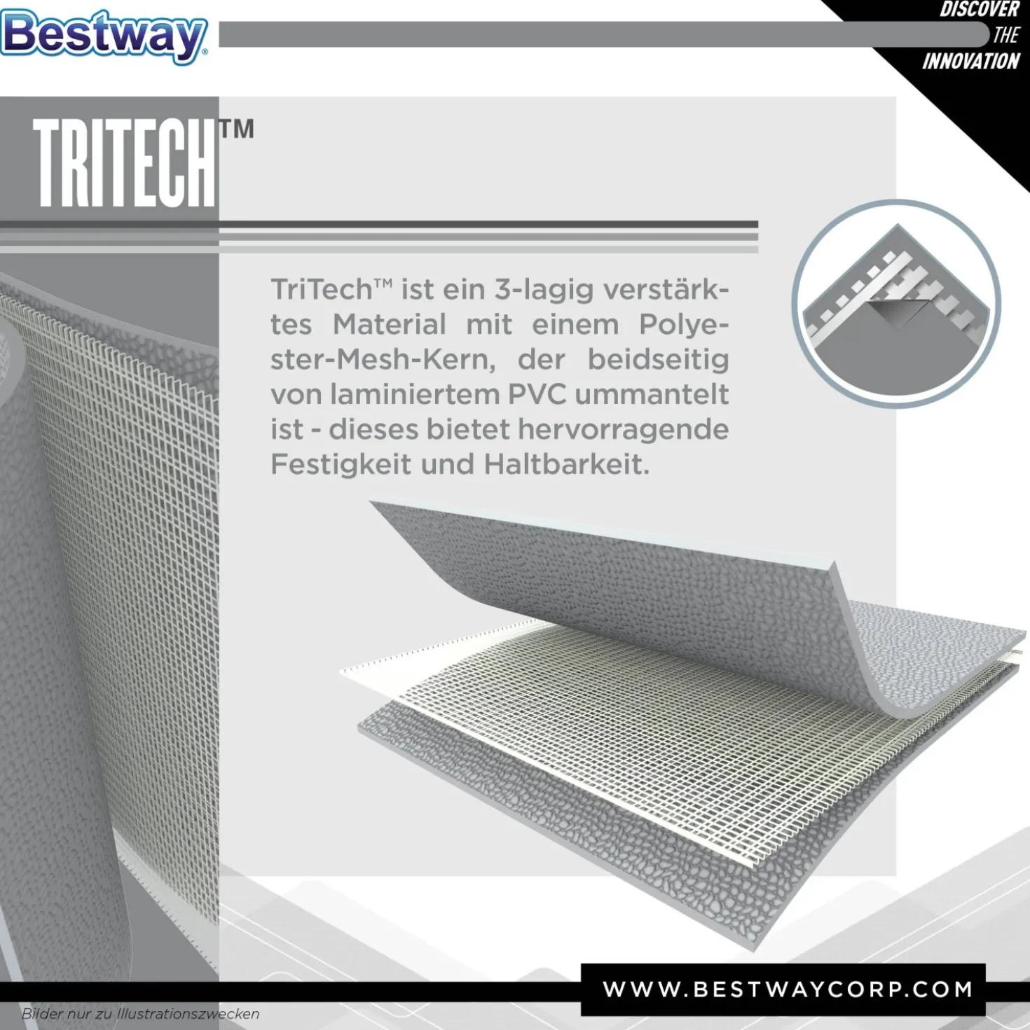 Piscina fuori terra gonfiabile in pvc Bestway Fast Set Ø 152x38 cm colori assort