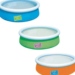 Piscina fuori terra gonfiabile in pvc Bestway Fast Set Ø 152x38 cm colori assort