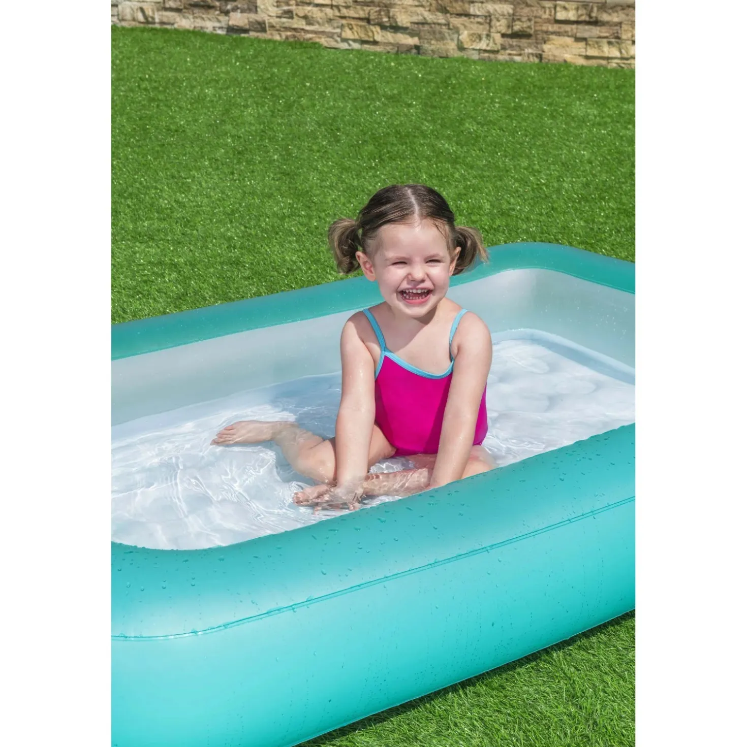 Piscina fuori terra gonfiabile Bestway Aquababe fondo gonfiabile 165x104x25 cm