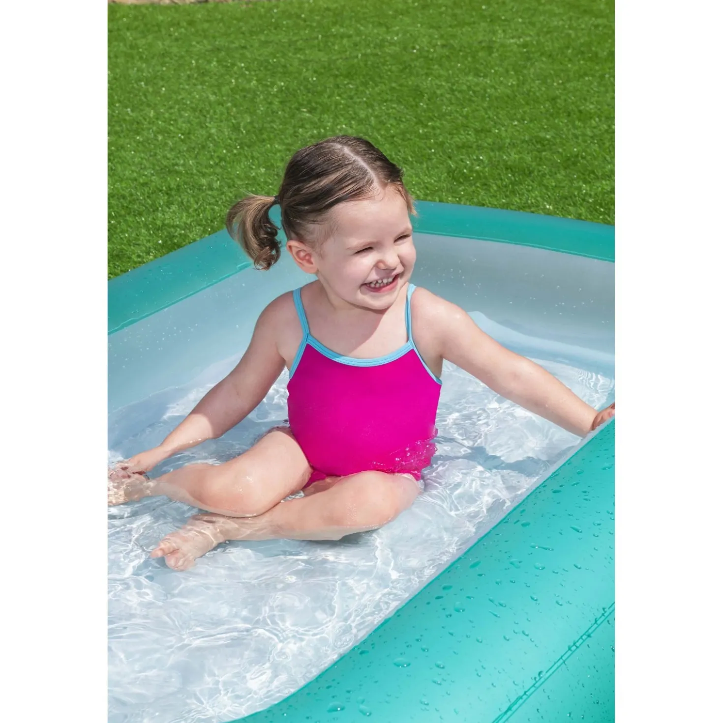 Piscina fuori terra gonfiabile Bestway Aquababe fondo gonfiabile 165x104x25 cm