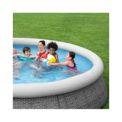 Piscina fuori terra gonfiabile in pvc Bestway Fast Set Ø 366 x H 76 cm