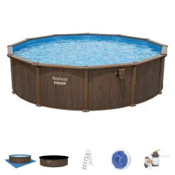Piscina fuori terra tubolare in pvc/acciaio Bestway Hydrium 560x130 cm