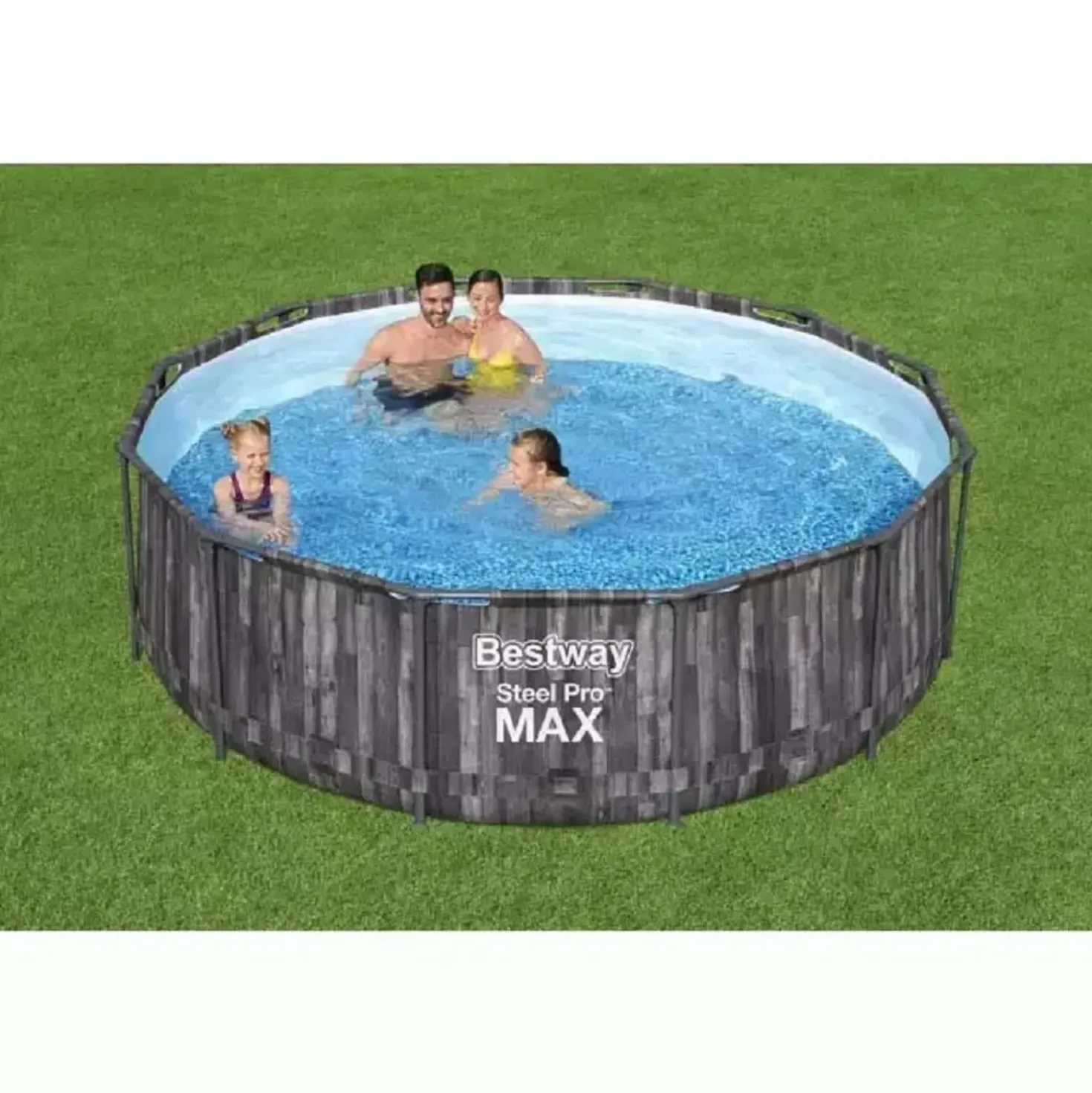 Piscina fuori terra tubolare in pvc/acciaio Bestway Steel Pro Max Ø 366x100 cm