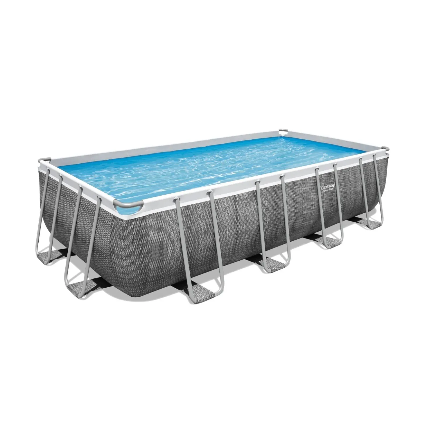 Piscina fuori terra tubolare in pvc/acciaio Bestway Pw SteelFrame 488x244x122 cm