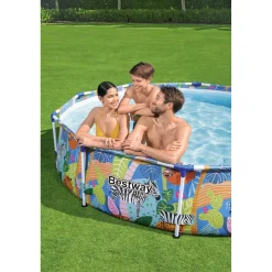 Piscina fuori terra tubolare in pvc/acciaio Bestway Steel Pro 3.05 m x 66 cm