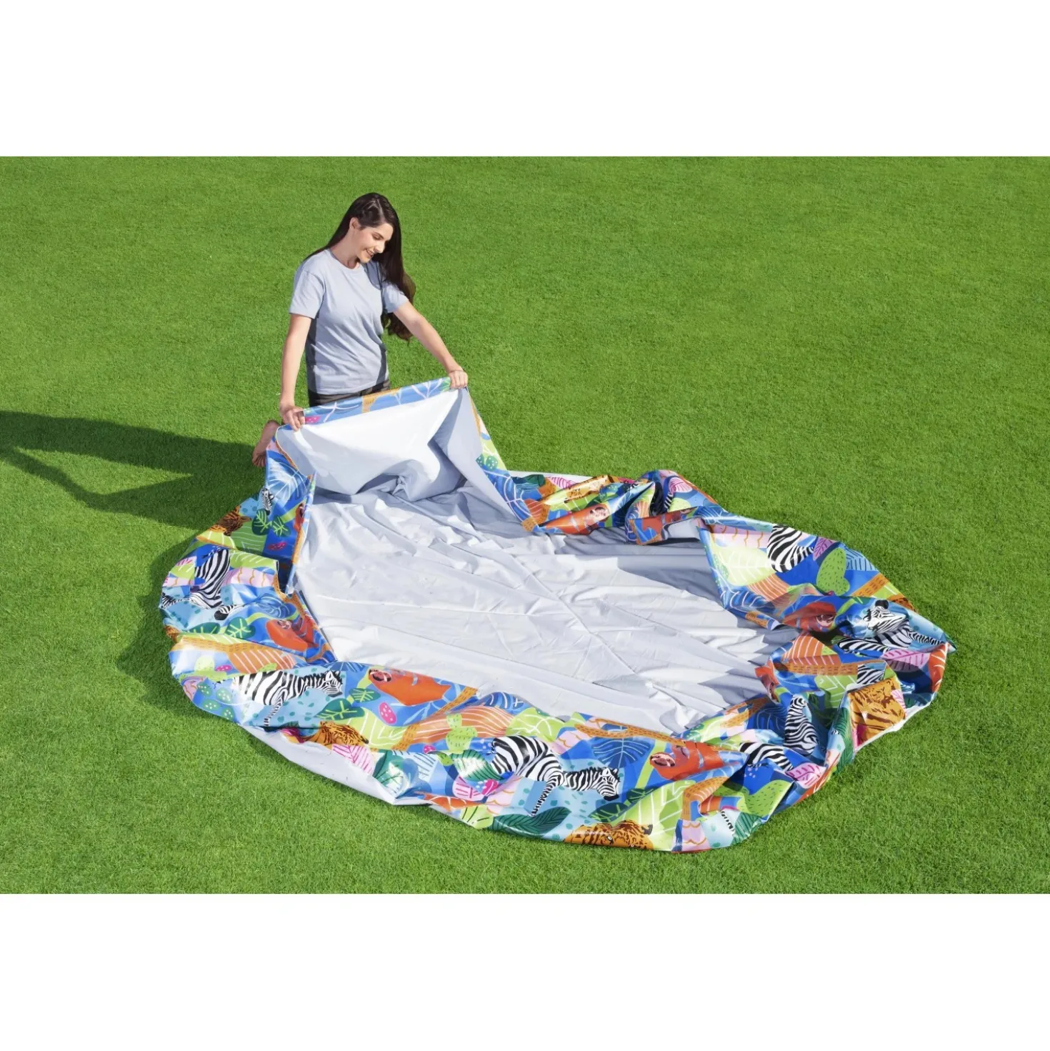 Piscina fuori terra tubolare in pvc/acciaio Bestway Steel Pro 3.05 m x 66 cm