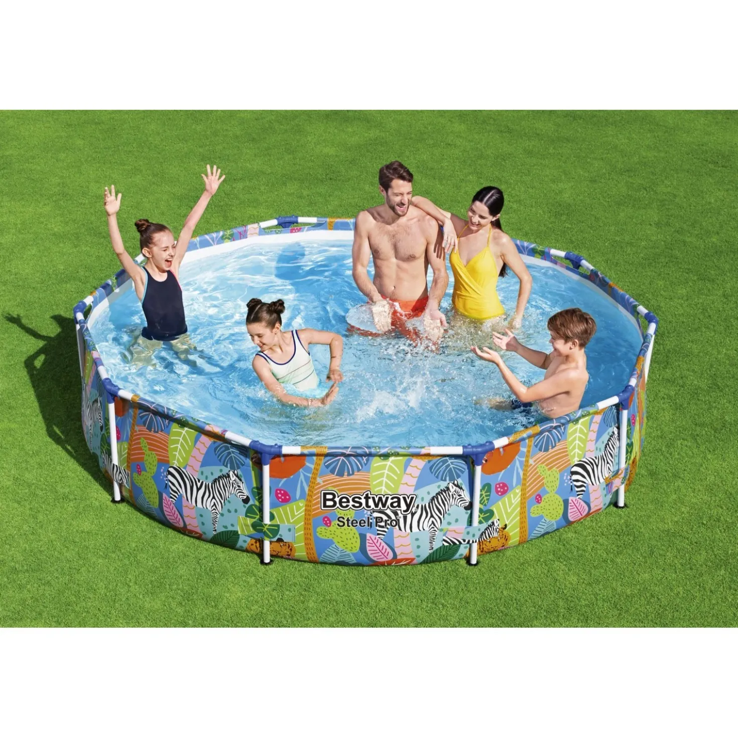 Piscina fuori terra tubolare in pvc/acciaio Bestway Steel Pro 3.05 m x 66 cm