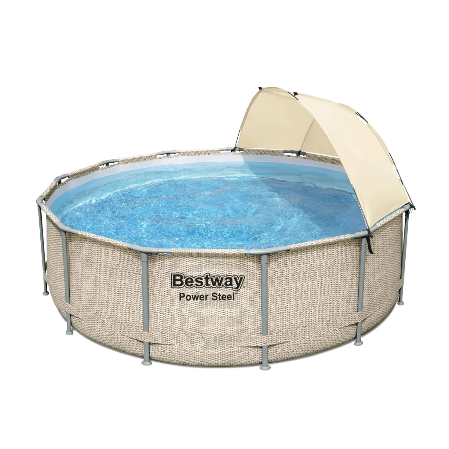 Piscina fuori terra tubolare in pvc/acciaio Bestway Pw Steel Ø 396x107 cm