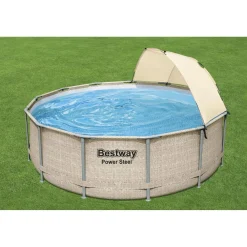 Piscina fuori terra tubolare in pvc/acciaio Bestway Pw Steel Ø 396x107 cm