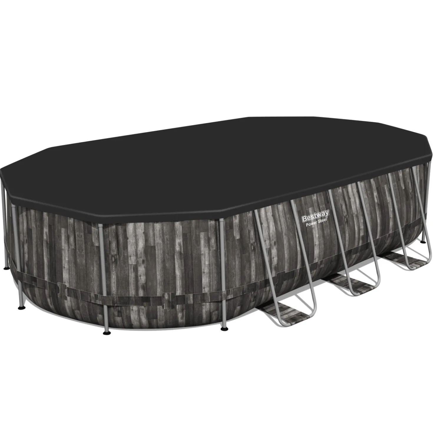 Piscina fuori terra tubolare in pvc/acciaio Bestway Pw Steel 610x366x122 cm