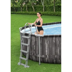 Piscina fuori terra tubolare in pvc/acciaio Bestway Pw Steel 610x366x122 cm