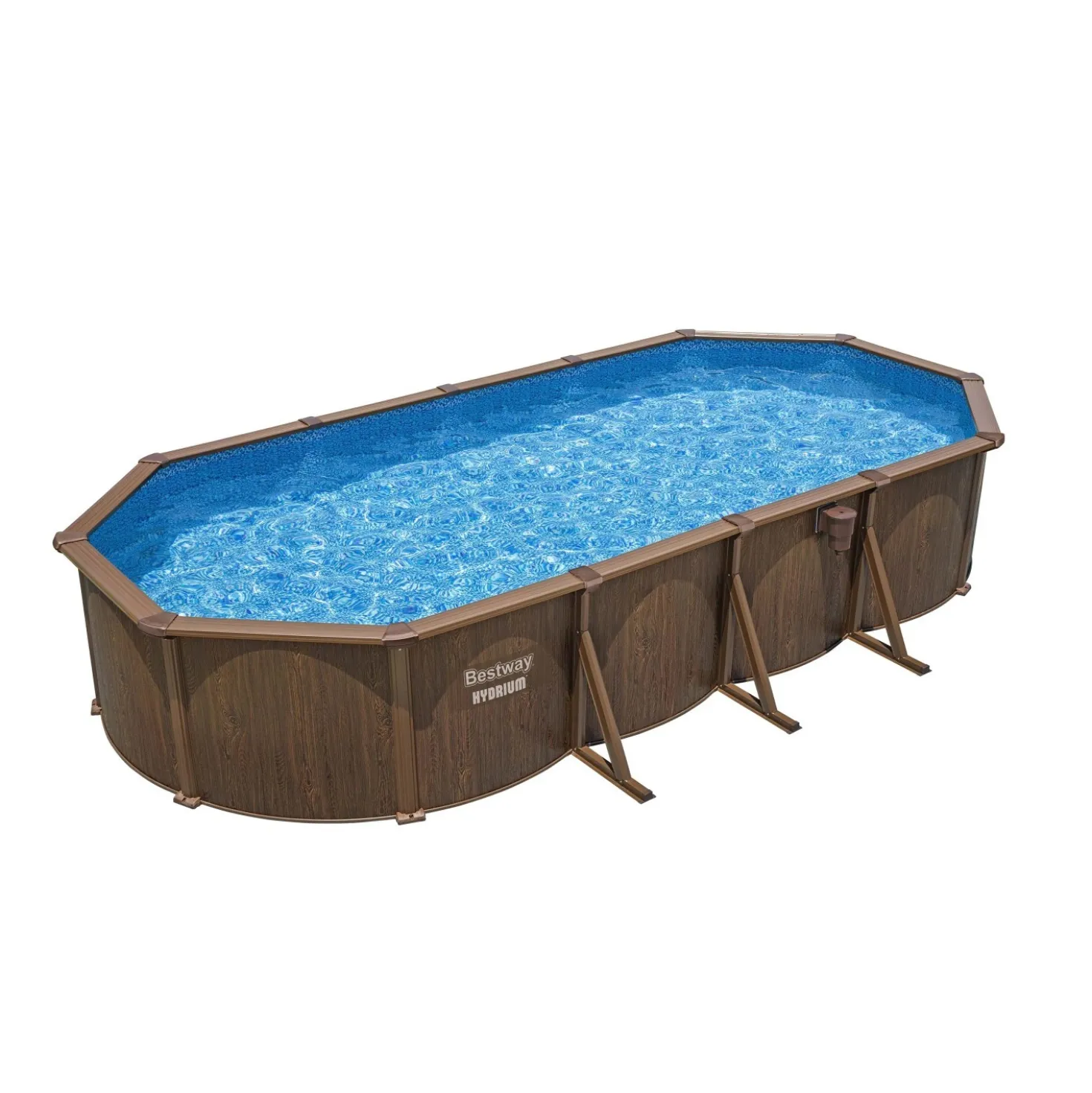 Piscina fuori terra tubolare in pvc/acciaio Bestway Hydrium 730x360x130 cm