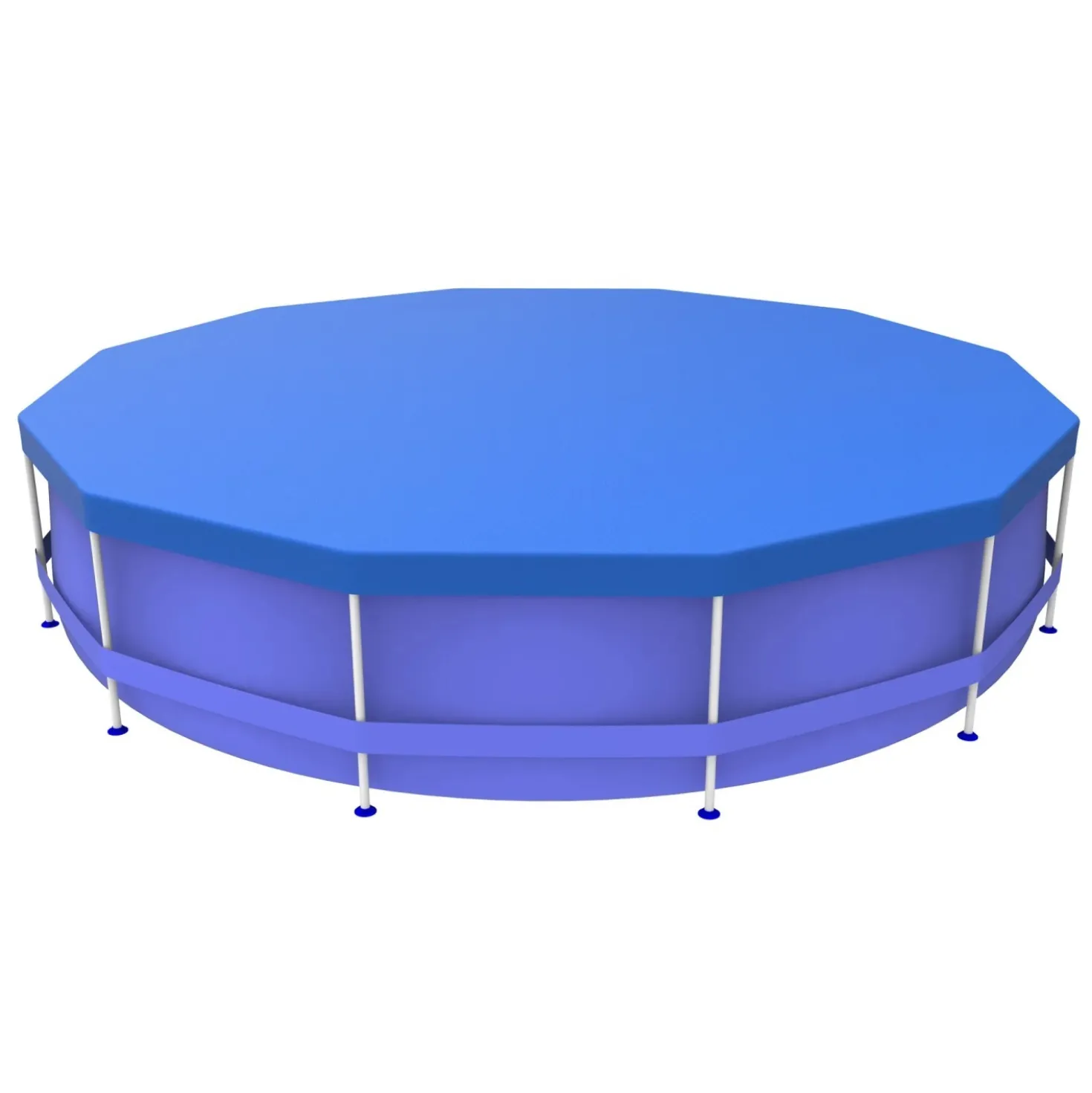 Piscina fuori terra tubolare tonda in pvc/acciaio Jilong 450x122 cm