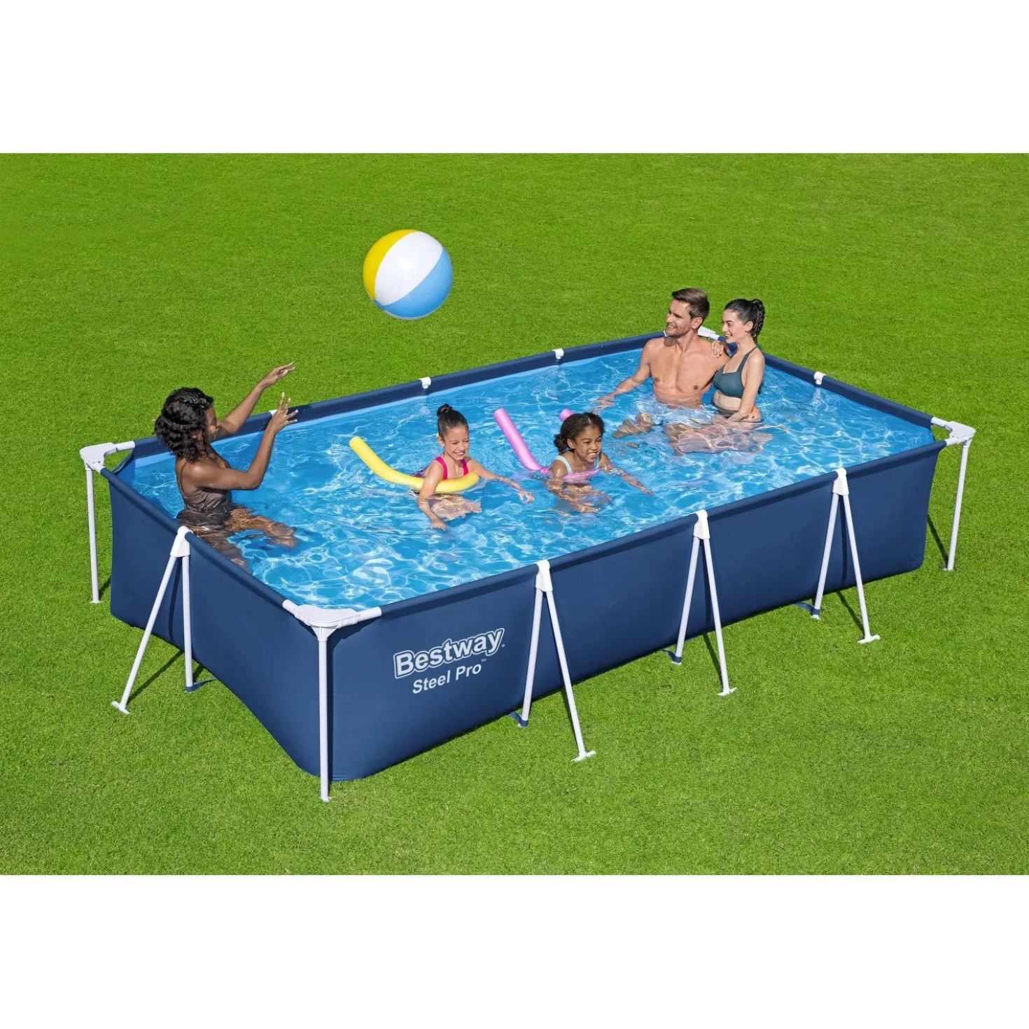 Piscina fuori terra tubolare in pvc/acciaio Bestway SteelPro Frame 400x211x81 cm