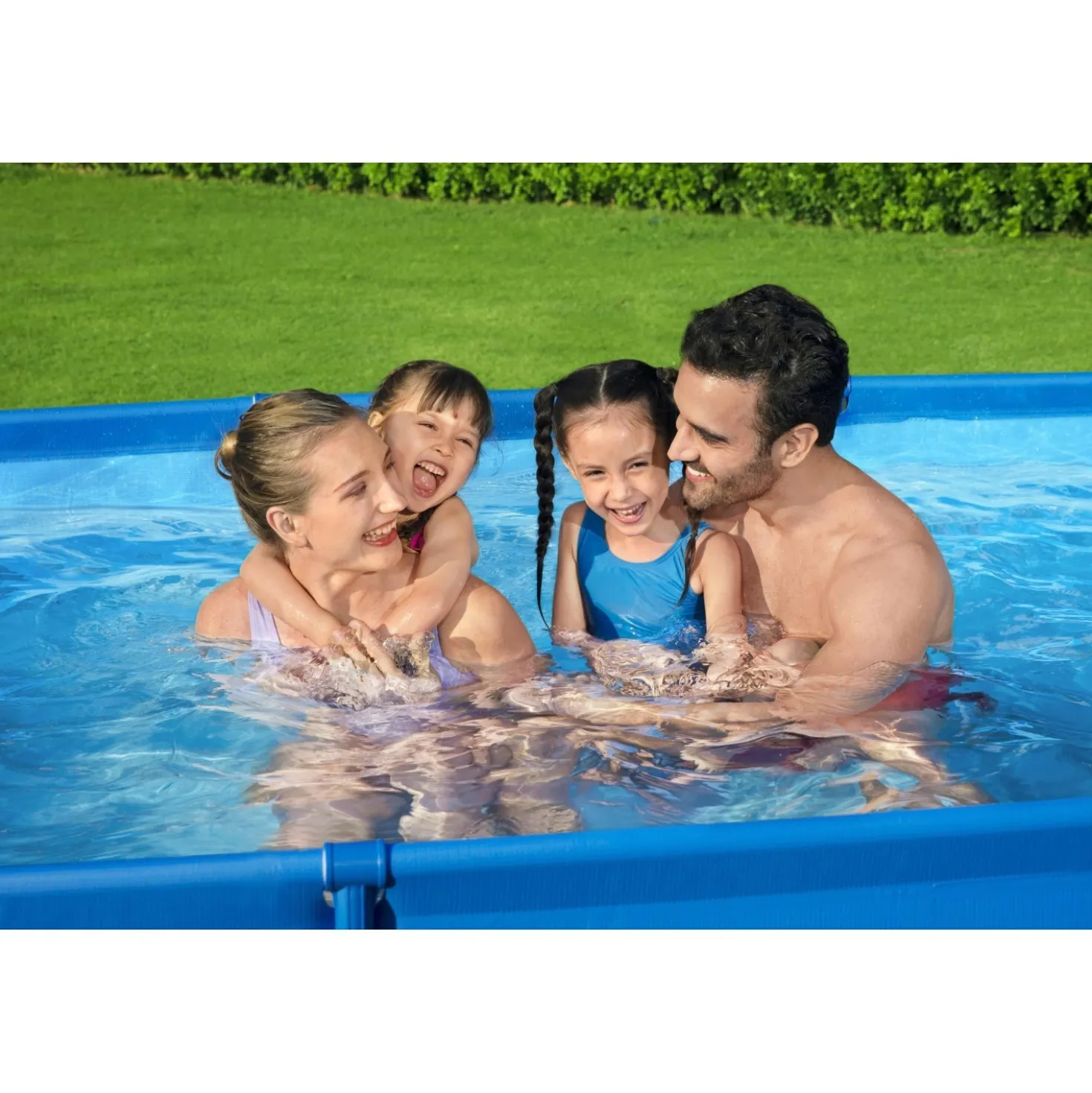 Piscina fuori terra tubolare Bestway Steel Pro Frame 300x201x66 cm