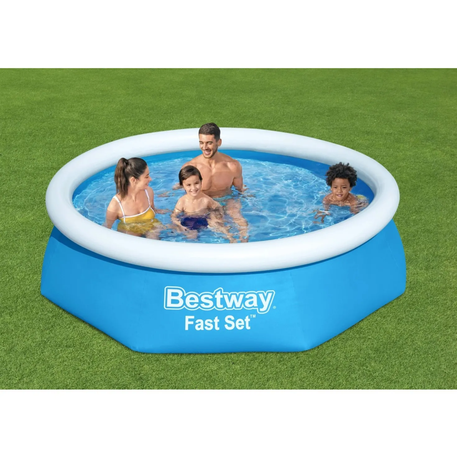 Piscina gonfiabile Bestway in pvc Fast Set Ø 244 x 61 cm