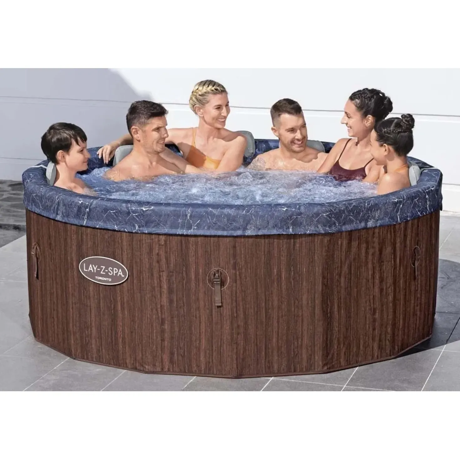 Piscina idromassaggio Bestway Lay-Z-Spa® Toronto Smart AirJet™ Ø 190 x 70 cm