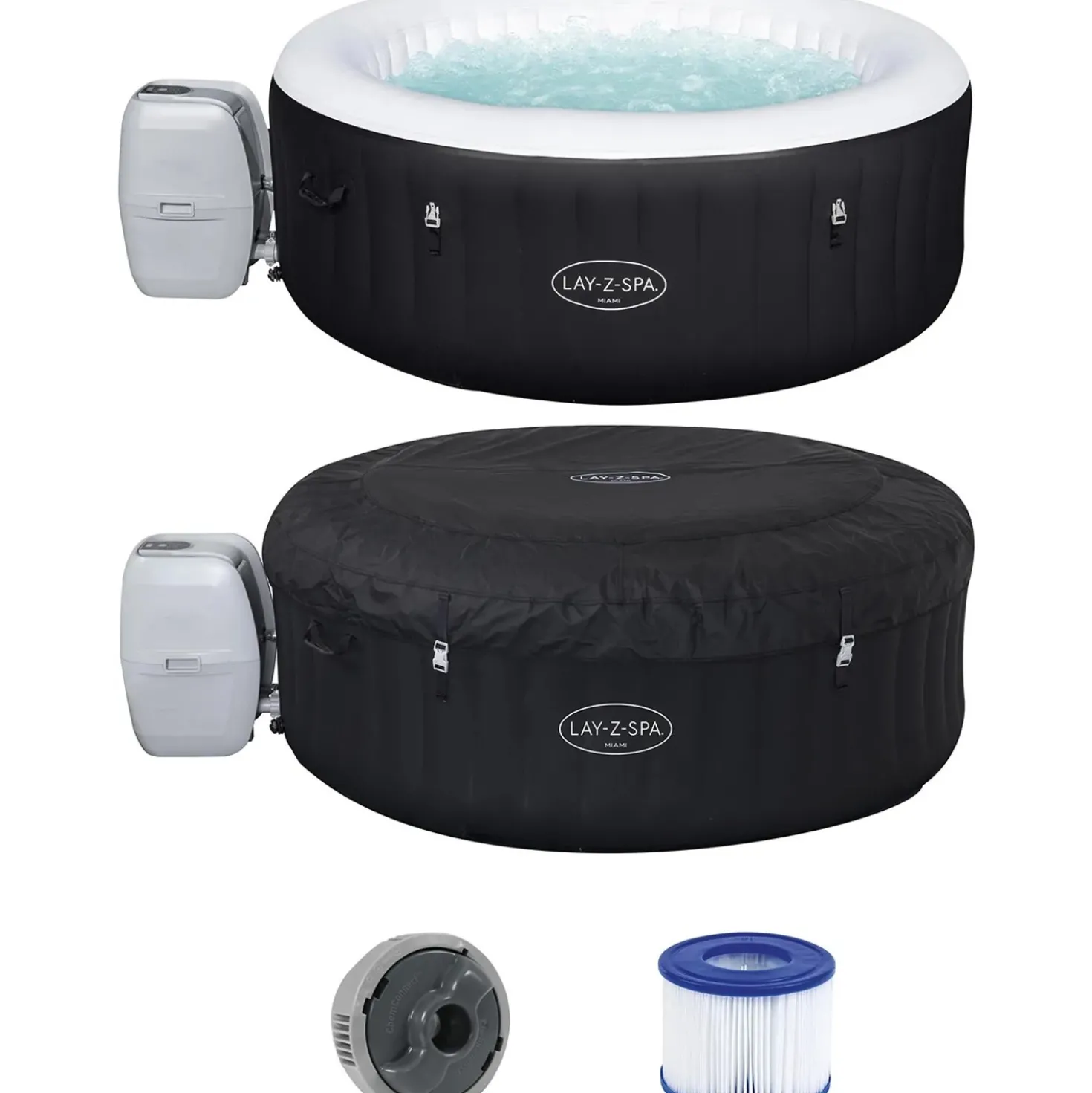 Piscina idromassaggio Bestway Lay-Z-Spa Miami AirJet Ø 180 cm x 66 cm