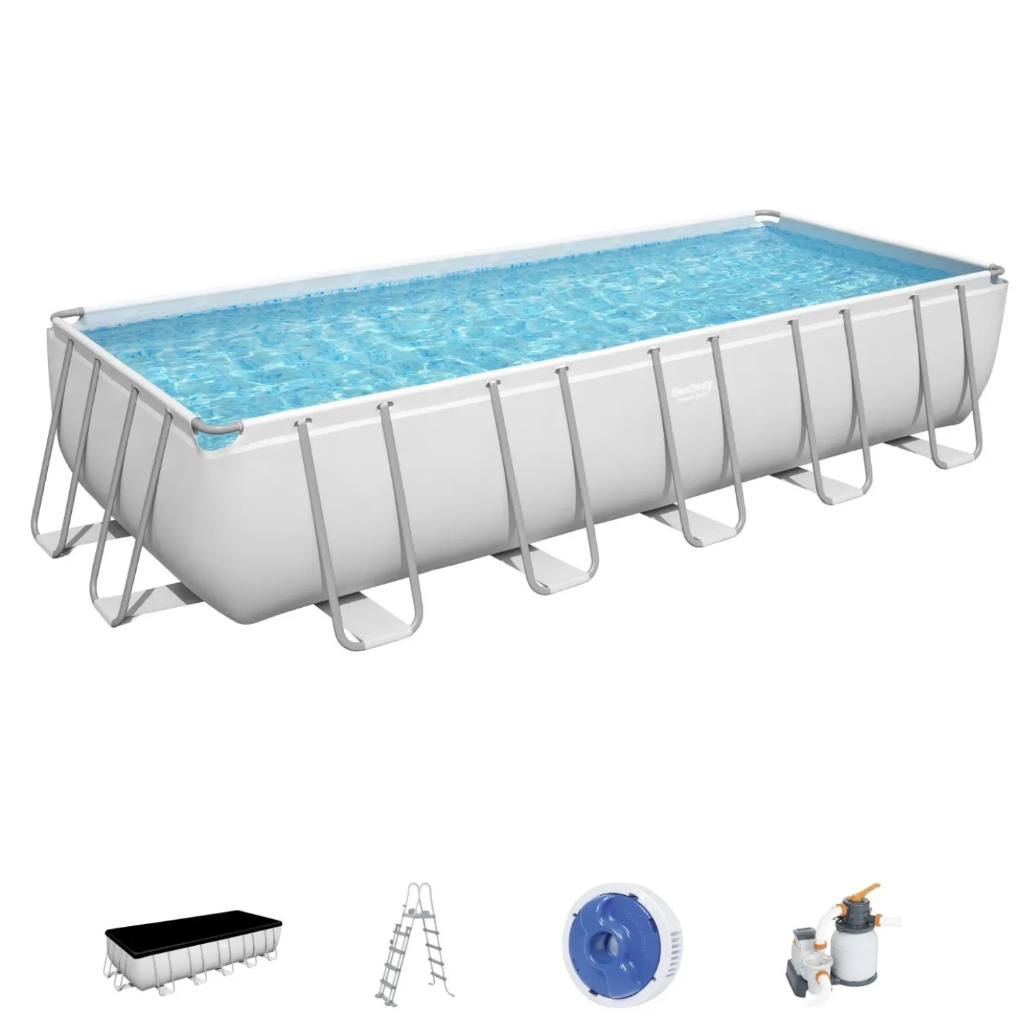 Piscina Power Steel Bestway 640x274x132 cm con filtro a sabbia