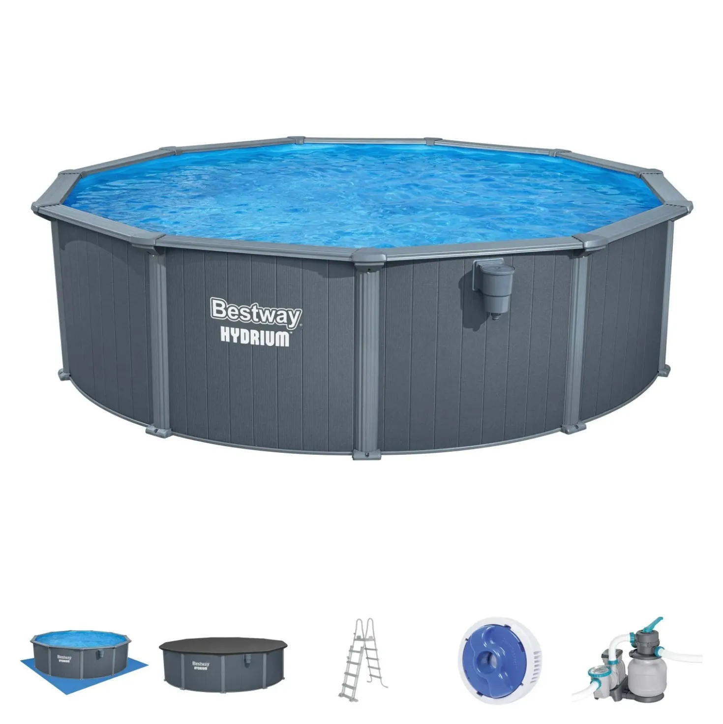 Piscina rotonda Bestway® Hydrium™ 4,88x1,32 m