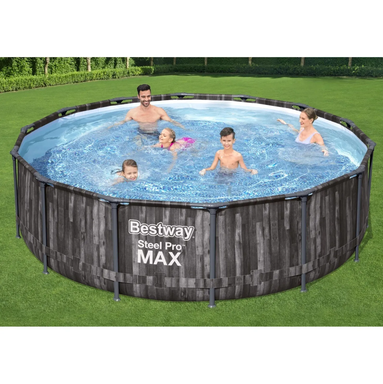 Piscina Steel Pro MAX Bestway Ø 427x107 cm con pompa filtro a cartuccia