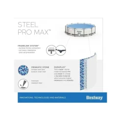 Piscina tubolare in pvc Bestway Steel Pro Max 305x76 cm