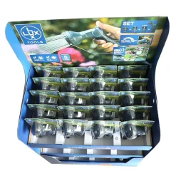 Pistola a spruzzo LUX per giardino con raccordi kit 60 pz