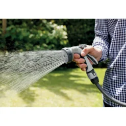 Pistola irrigazione G.F. Multifunzione "METALLO/GOMMA" - (Soft Touch) Grigio