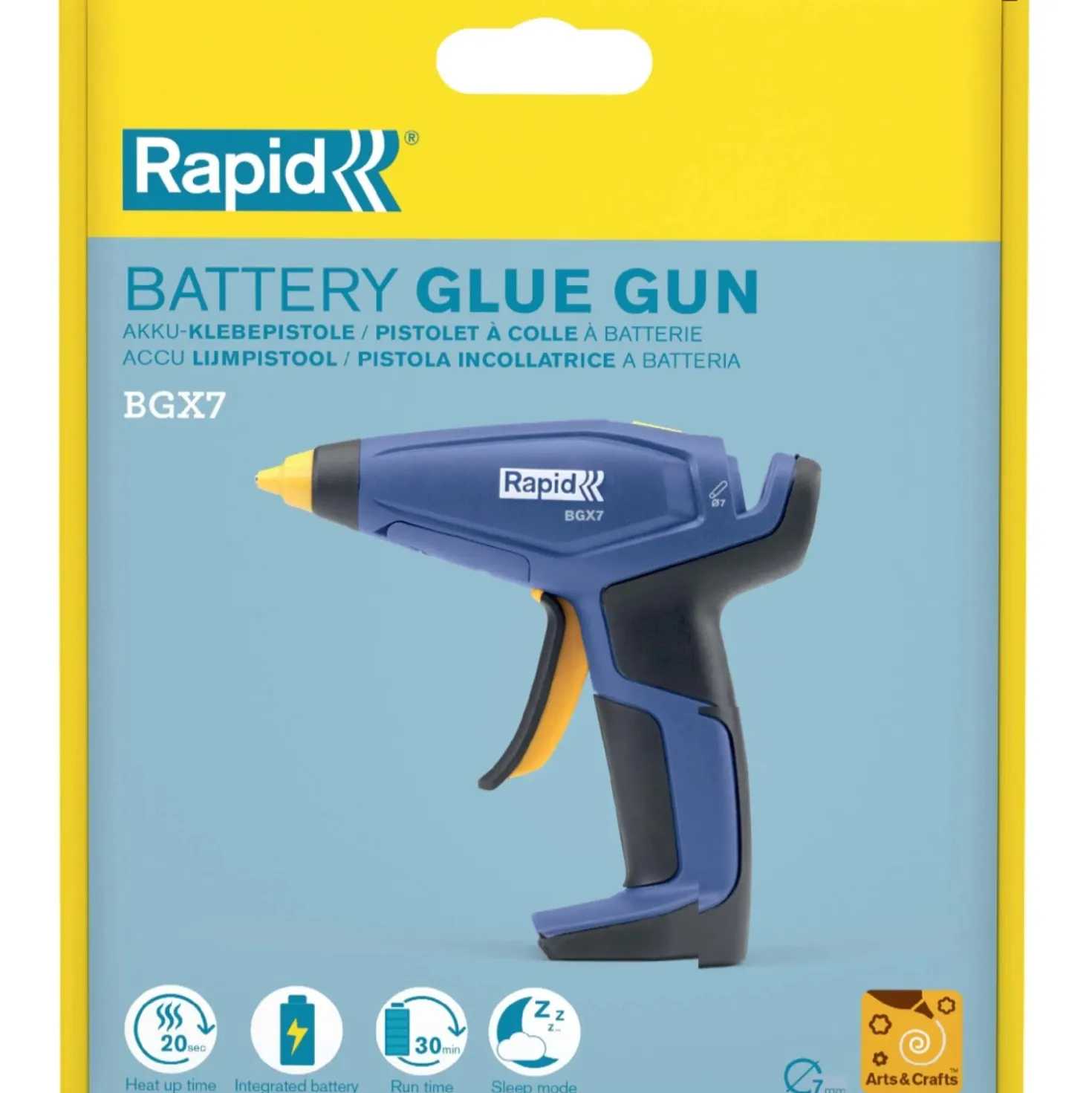 Pistola per colla a batteria Rapid BGX7