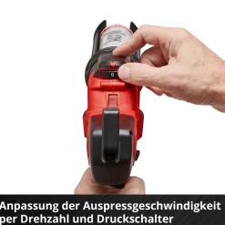 Pistola per silicone a batteria Einhell Power X-Change TE-SG 18/10 Li Solo