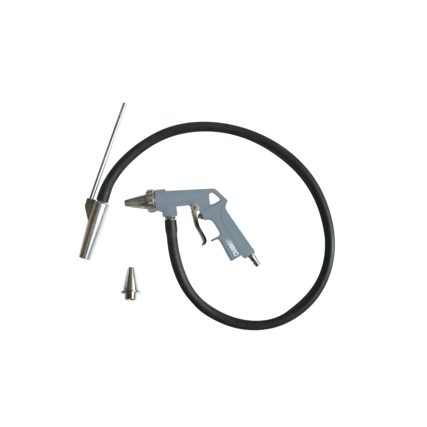 Pistola pneumatica sabbiatrice con tubo pescante