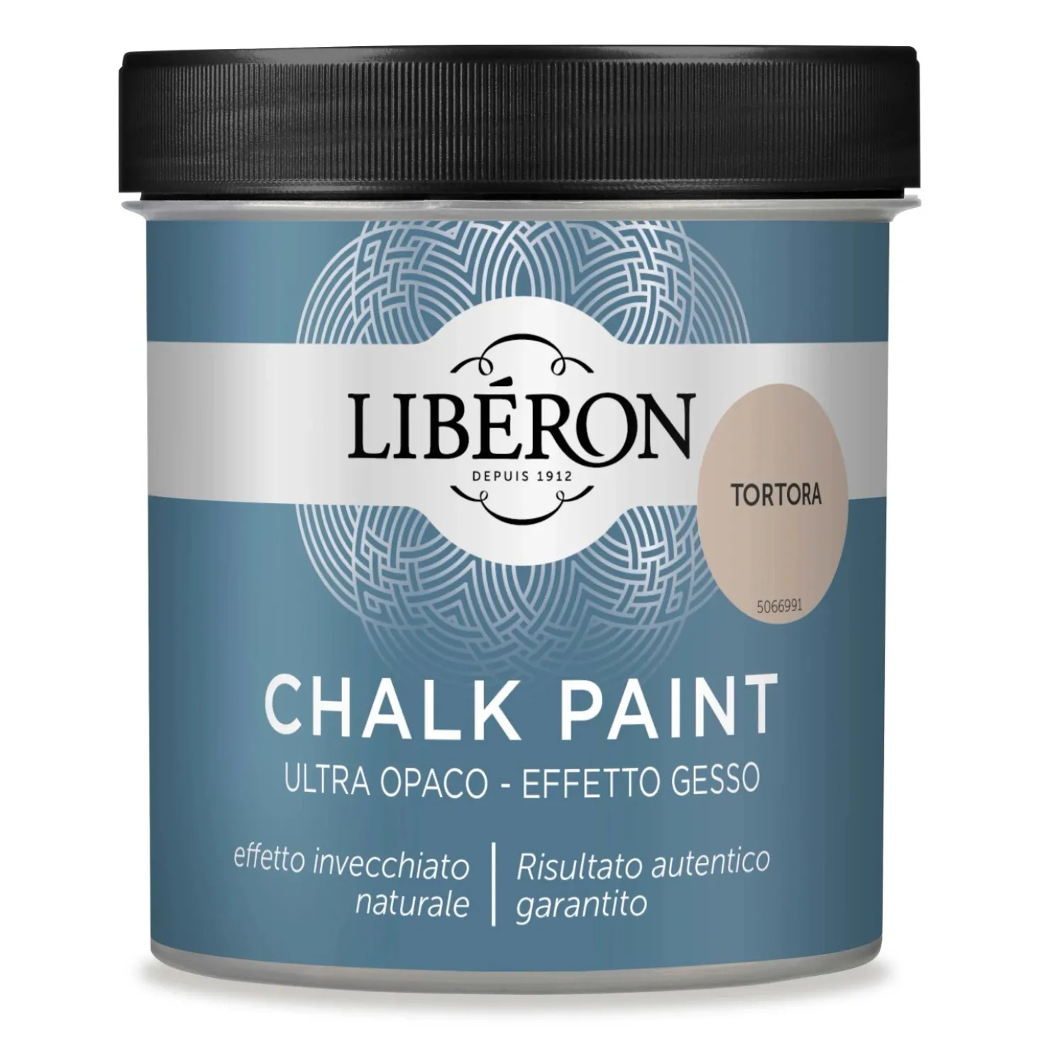 Pittura a gesso Tortora 0,5 l