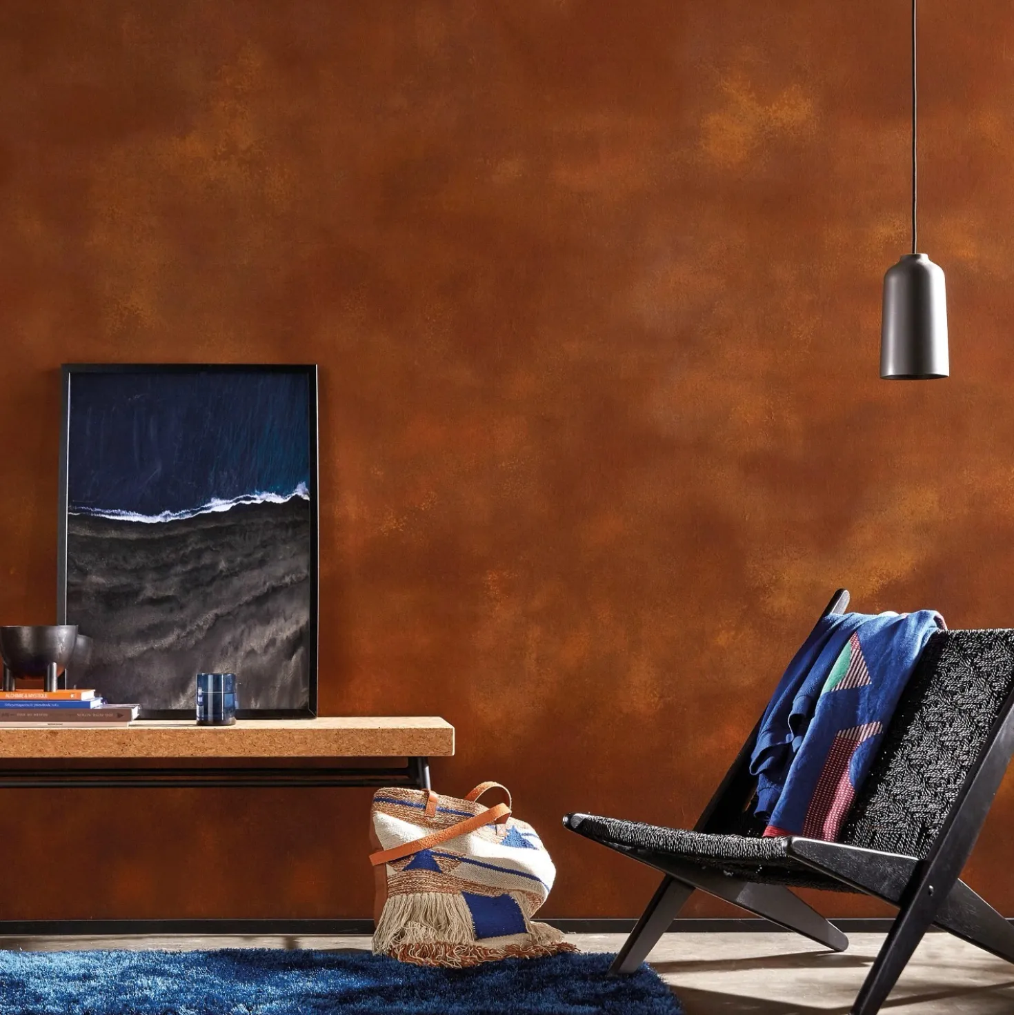 Pittura decorativa ID effetto ruggine marrone 2 l