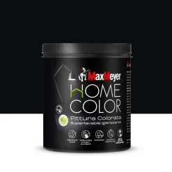 Pittura home color superlavabile igienizzante nero 0,75 l