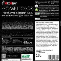 Pittura home color superlavabile igienizzante fior di cotone 2,5 l