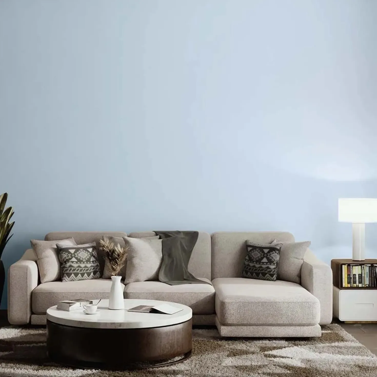 Pittura home color superlavabile igienizzante fior di cotone 2,5 l