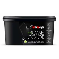Pittura home color superlavabile igienizzante nero 2,5 l