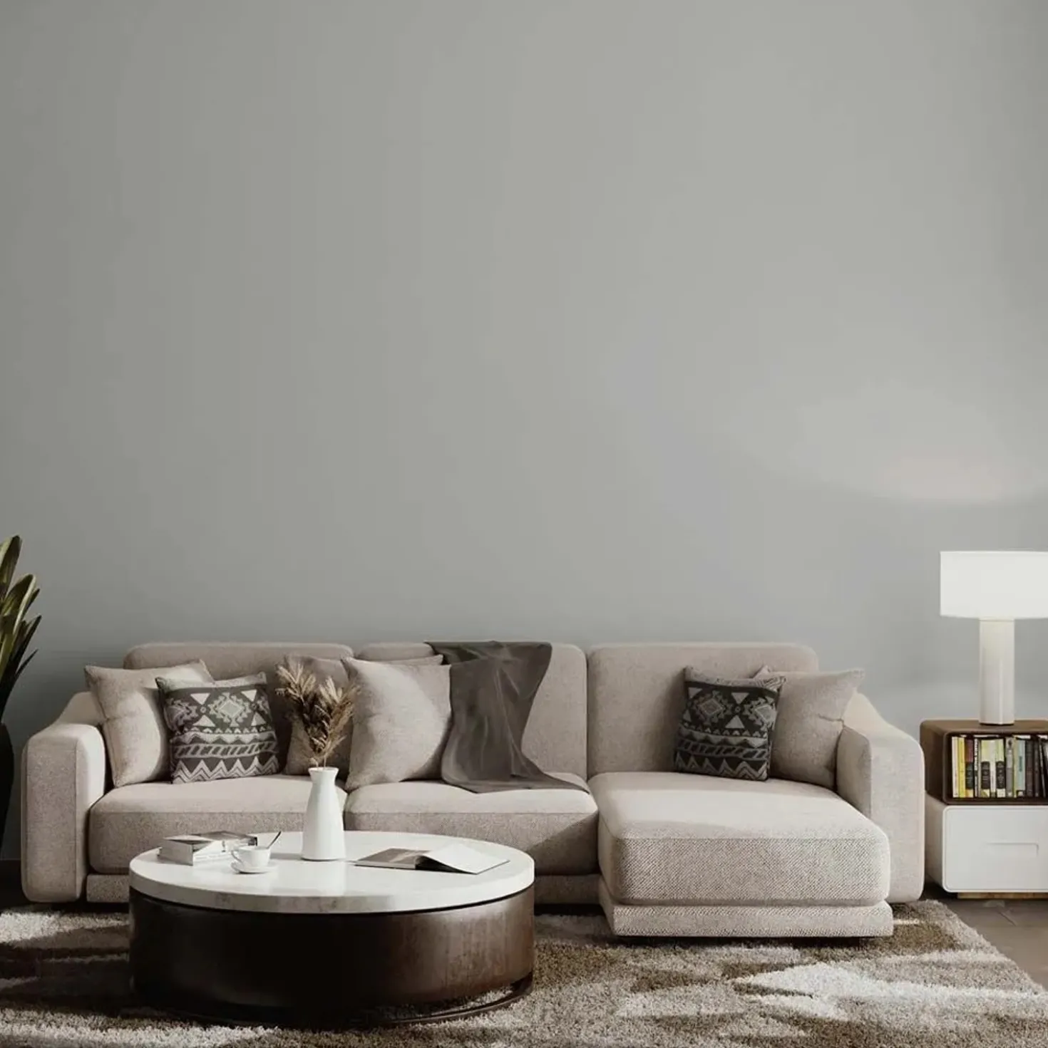 Pittura home color superlavabile igienizzante argento 0,75 l