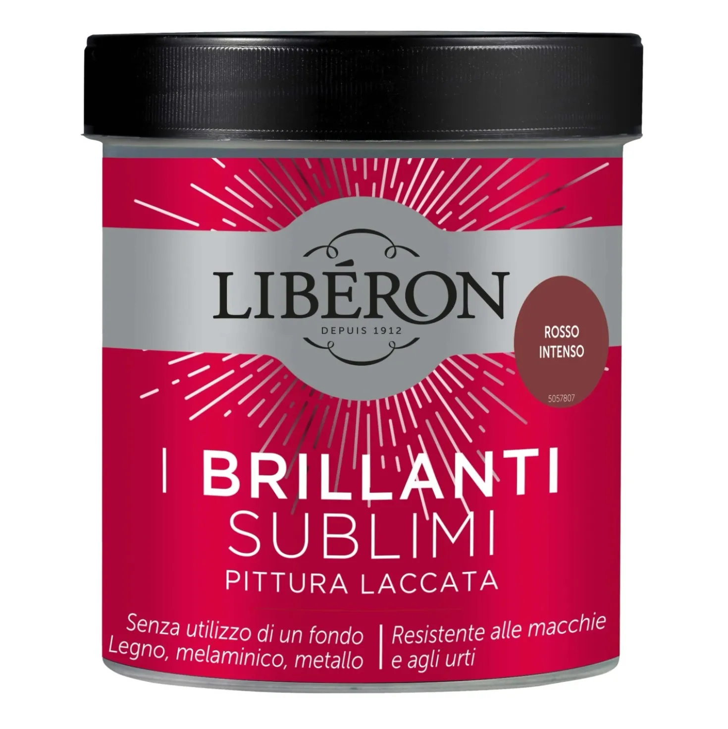 Pittura Laccata I Brillanti Sublimi Rosso intenso 0,5 l