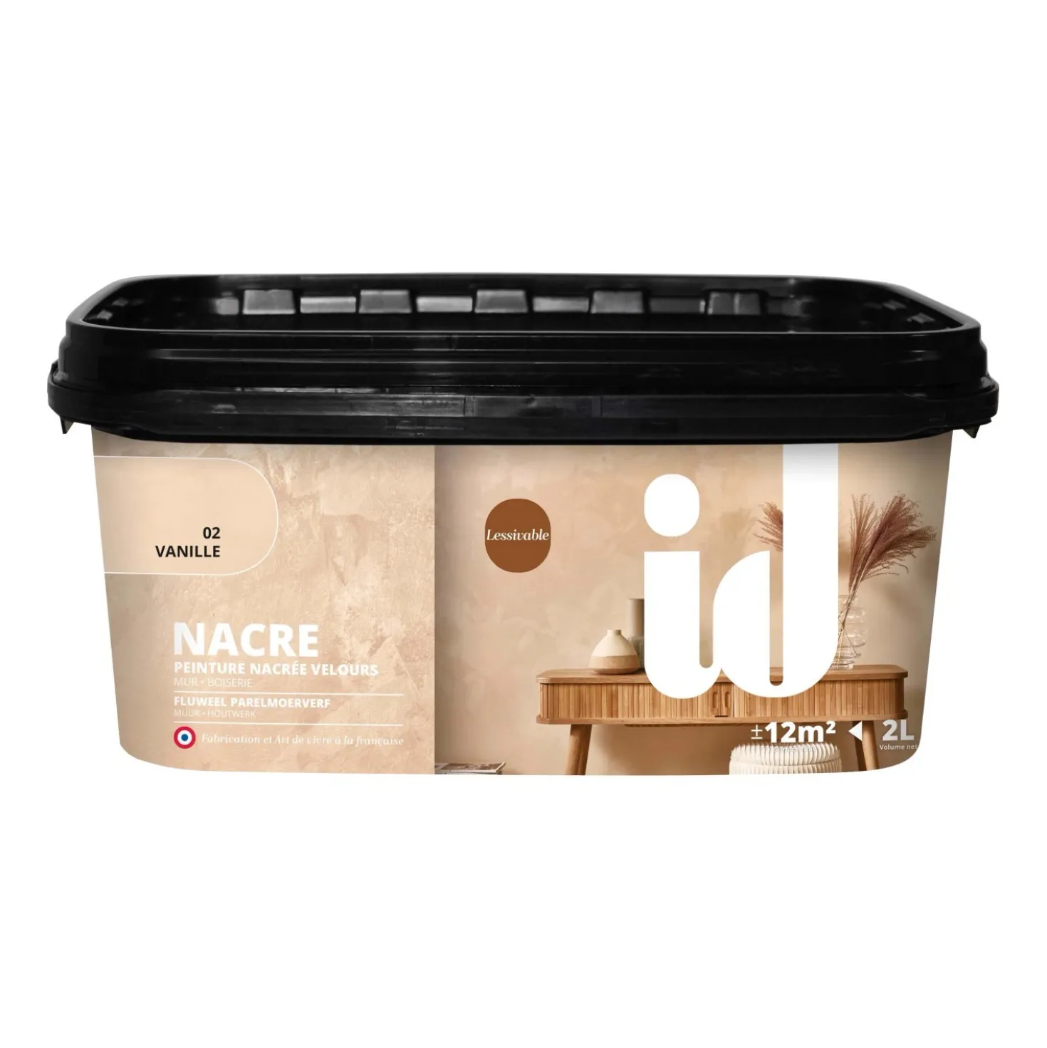 Pittura madreperlata e chick Vaniglia 2 l