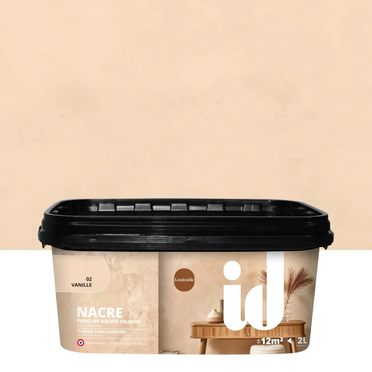 Pittura madreperlata e chick Vaniglia 2 l