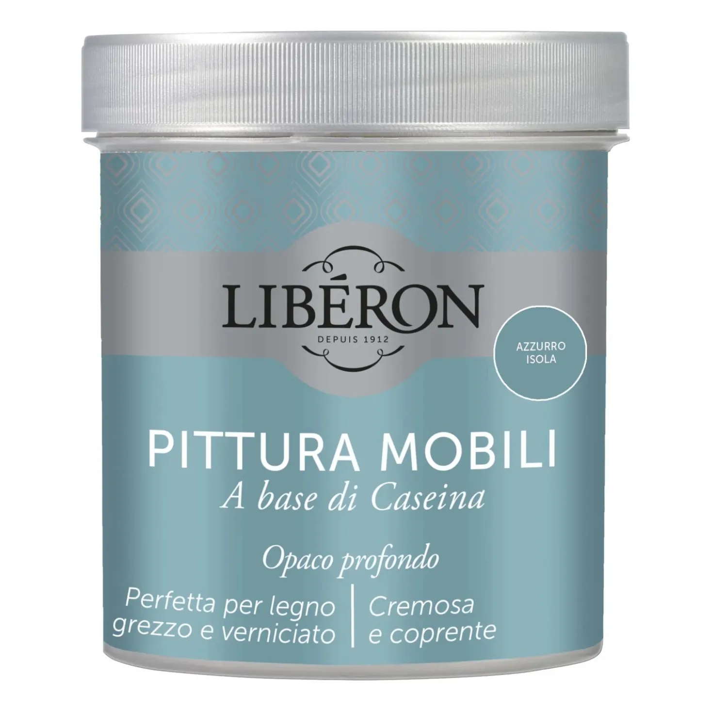 Pittura Mobili a base di Caseina Azzurro isola 0,5 l