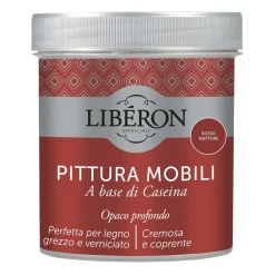 Pittura Mobili a base di Caseina Rosso mattone 0,5 l
