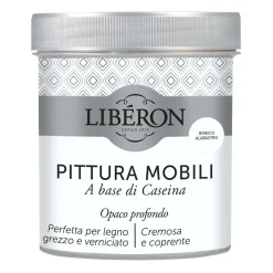 Pittura Mobili a base di Caseina bianco alabastro 0,5 l