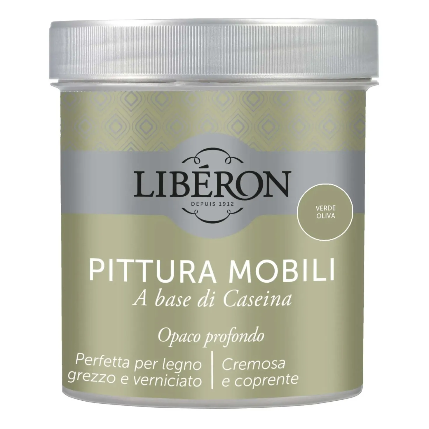 Pittura Mobili a base di Caseina Verde oliva 0,5 l