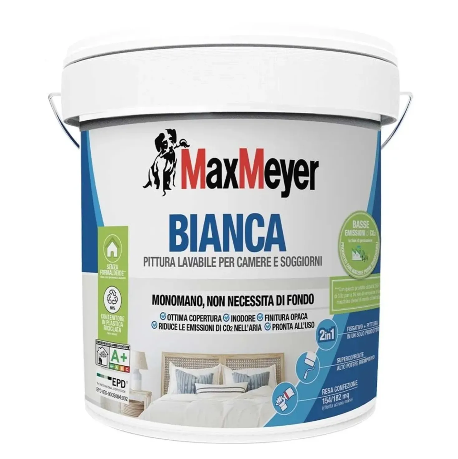 Pittura monomano Bianca bmb bianco 14 l