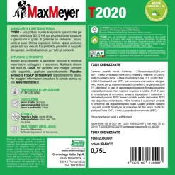 Pittura murale traspirante igienizzante T2020 bmb bianco 0,75 l