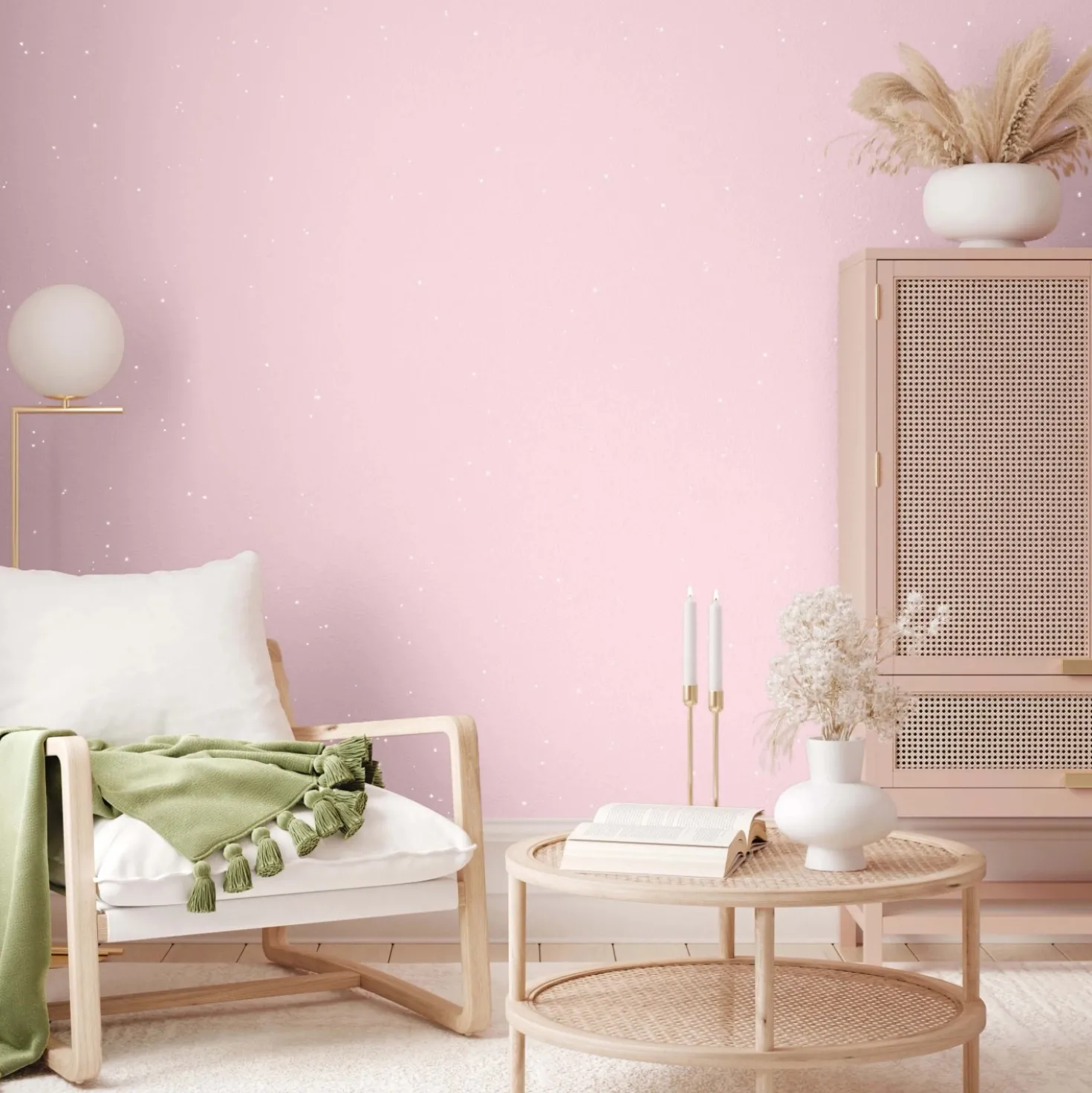 Pittura paiettata-glitterata Rosa 2 l