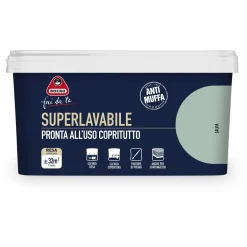 Pittura per interni antimuffa Boero Superlavabile salvia 2,5 l
