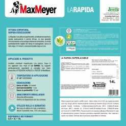 Pittura superlavabile MaxMeyer LaRapida 14 l bianco